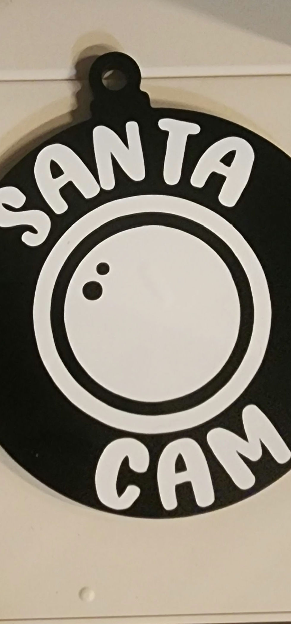 Santa Cam Ornament