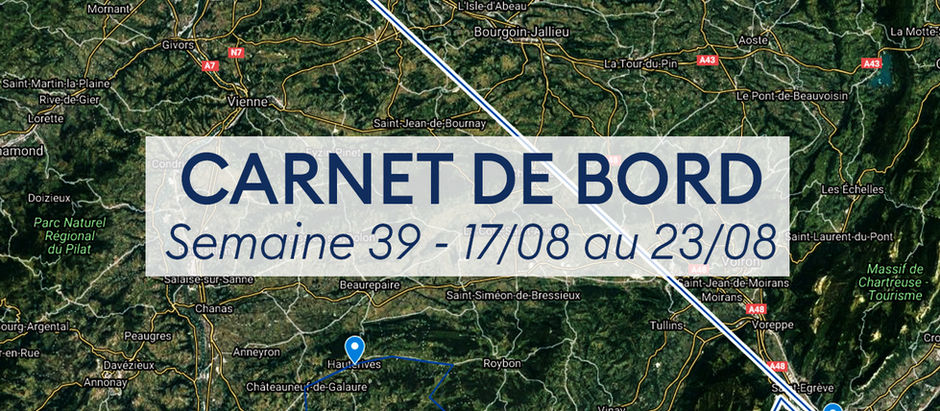 [Résumé SEMAINE 39 : 17/08 - 23/08 – 6 796 KMS]