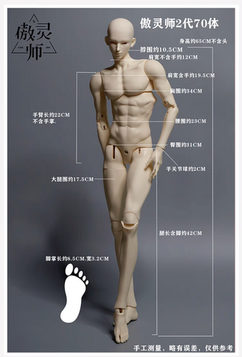 Aolingshi 70cm Body | Jane's dolland