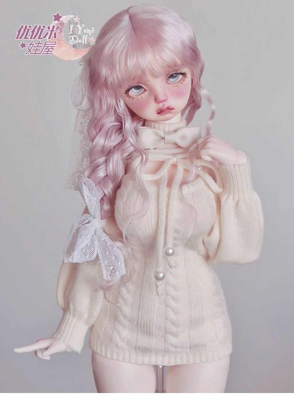 Thumbnail: Yomi 1/4 Doll Dress-- Kintted