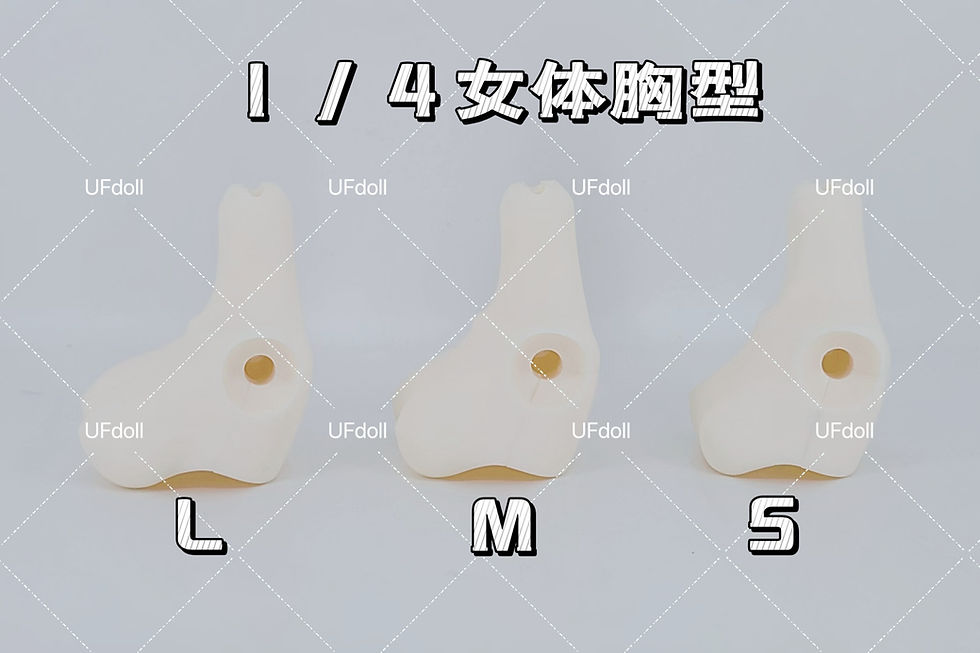 Thumbnail: UFDoll 1/4 Girl Doll Body Part-- Heeled leg
