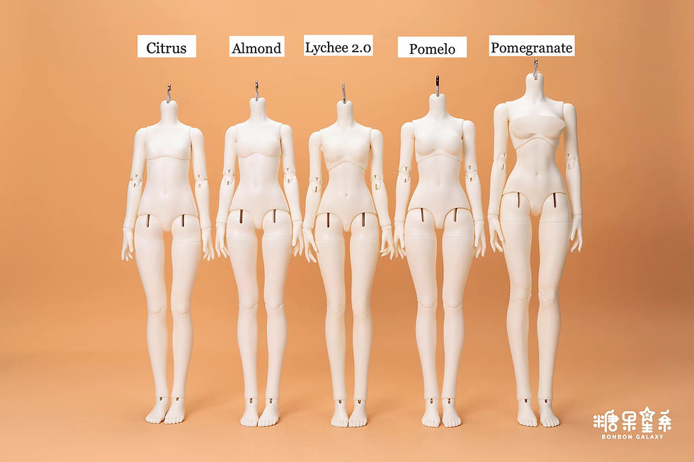 Thumbnail: Bonbon Galaxy 1/4 Girl Body-- Almond
