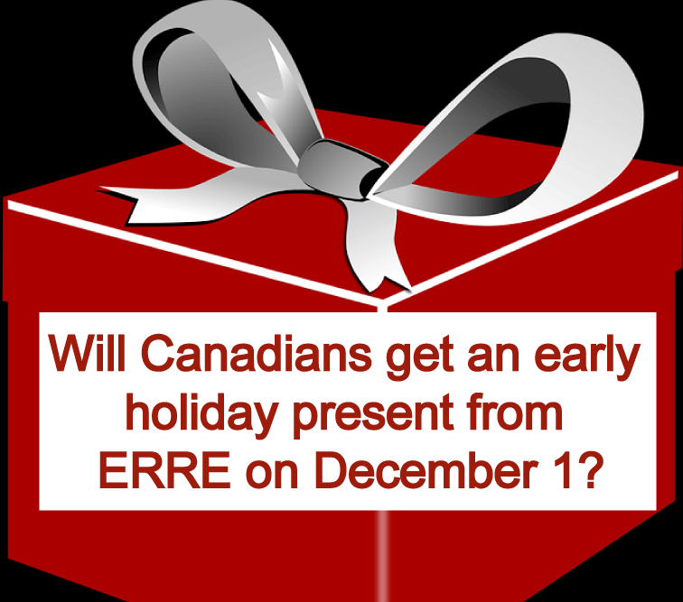 What happens on December 1?