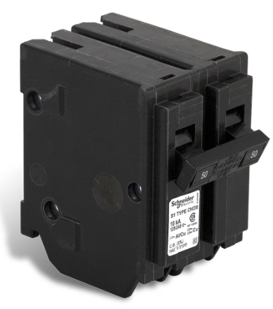 Homeline CHOM250 — Disjoncteur bipolaire 50 A