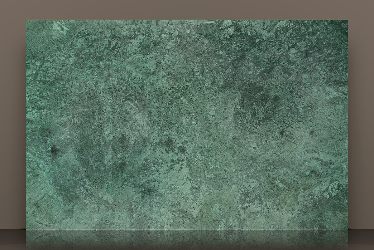 india green polished marble slab