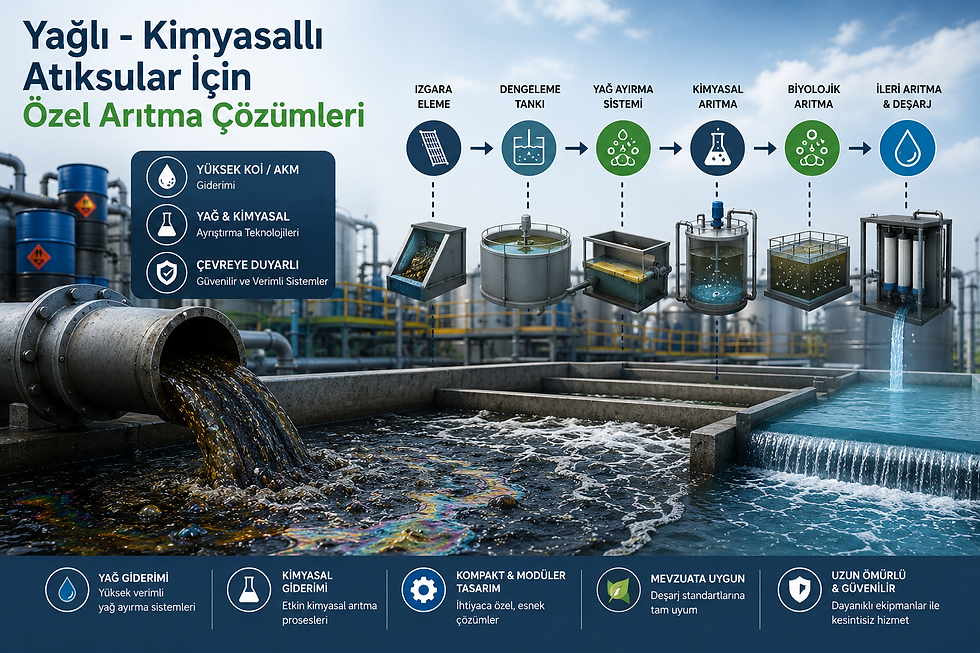 yaglı atıksu arıtma sistemleri