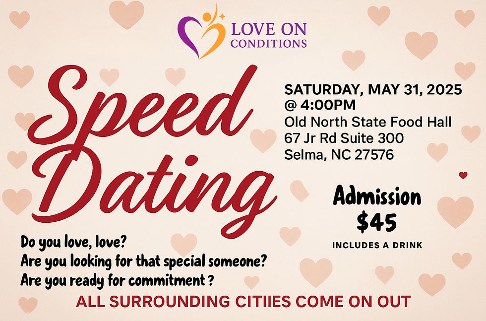 Love on Conditions: Speed Dating
