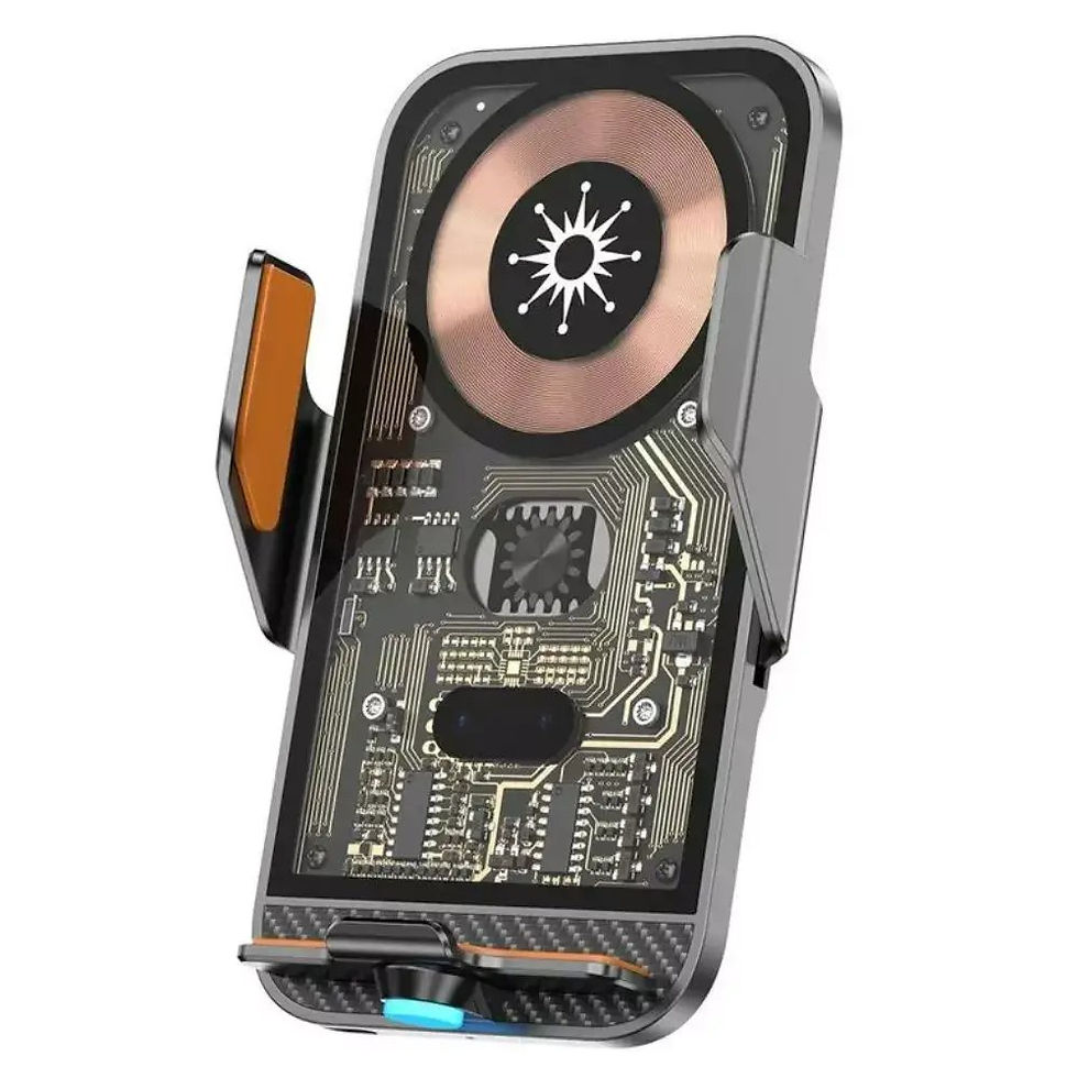 Thumbnail: Car Phone Holder with Wireless Charger