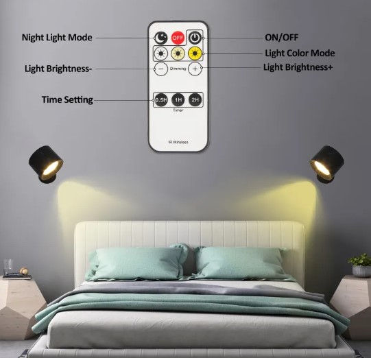 Thumbnail: Double-headed Small Night Lamp