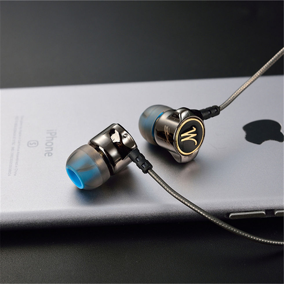 Thumbnail: Heavy Bass Metal In-Ear Headphones with Microphone