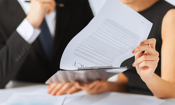 Contract Paper Signing