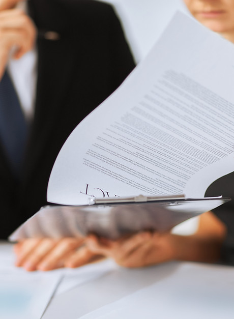 Contract Paper Signing