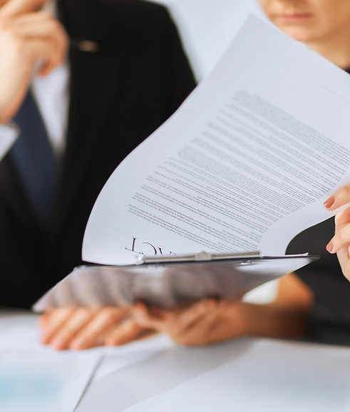 Signature de contrat papier