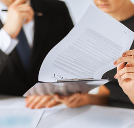 Vertrag Papier Signing