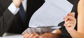 Signature de contrat papier