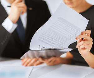 Contract Paper Signing