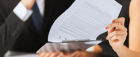 Contract Paper Signing