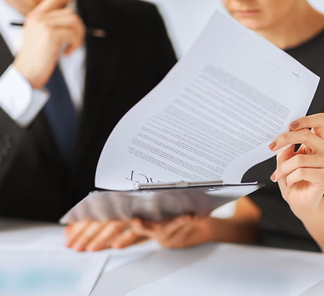 Contract Paper Signing