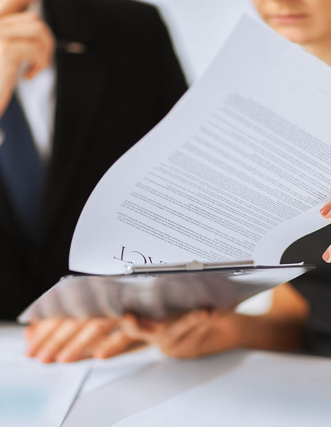 Contract Paper Signing