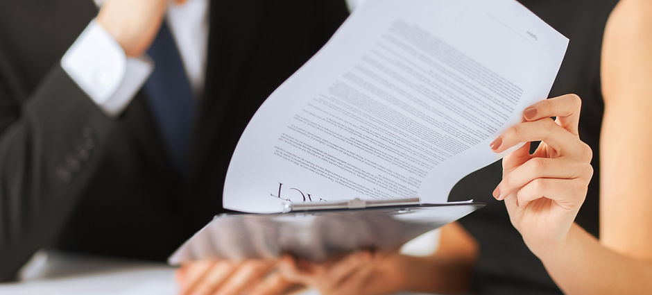 Contract Paper Signing