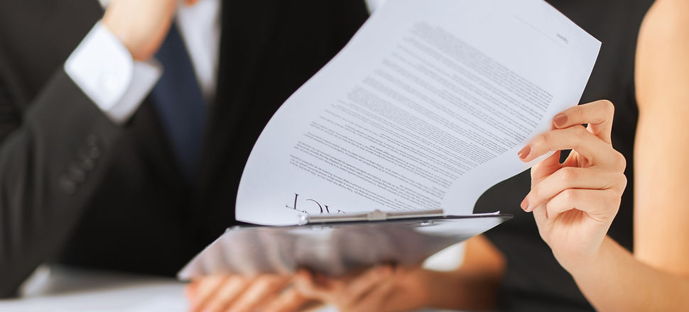 Contract Paper Signing