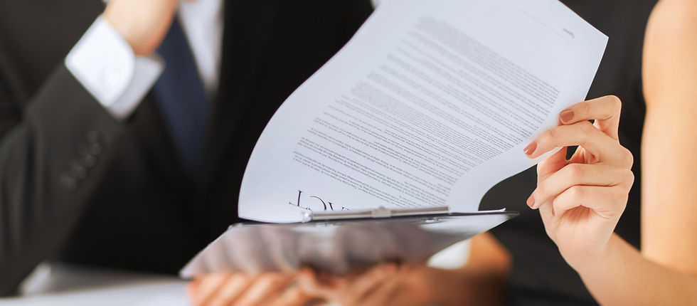 Contract Paper Signing