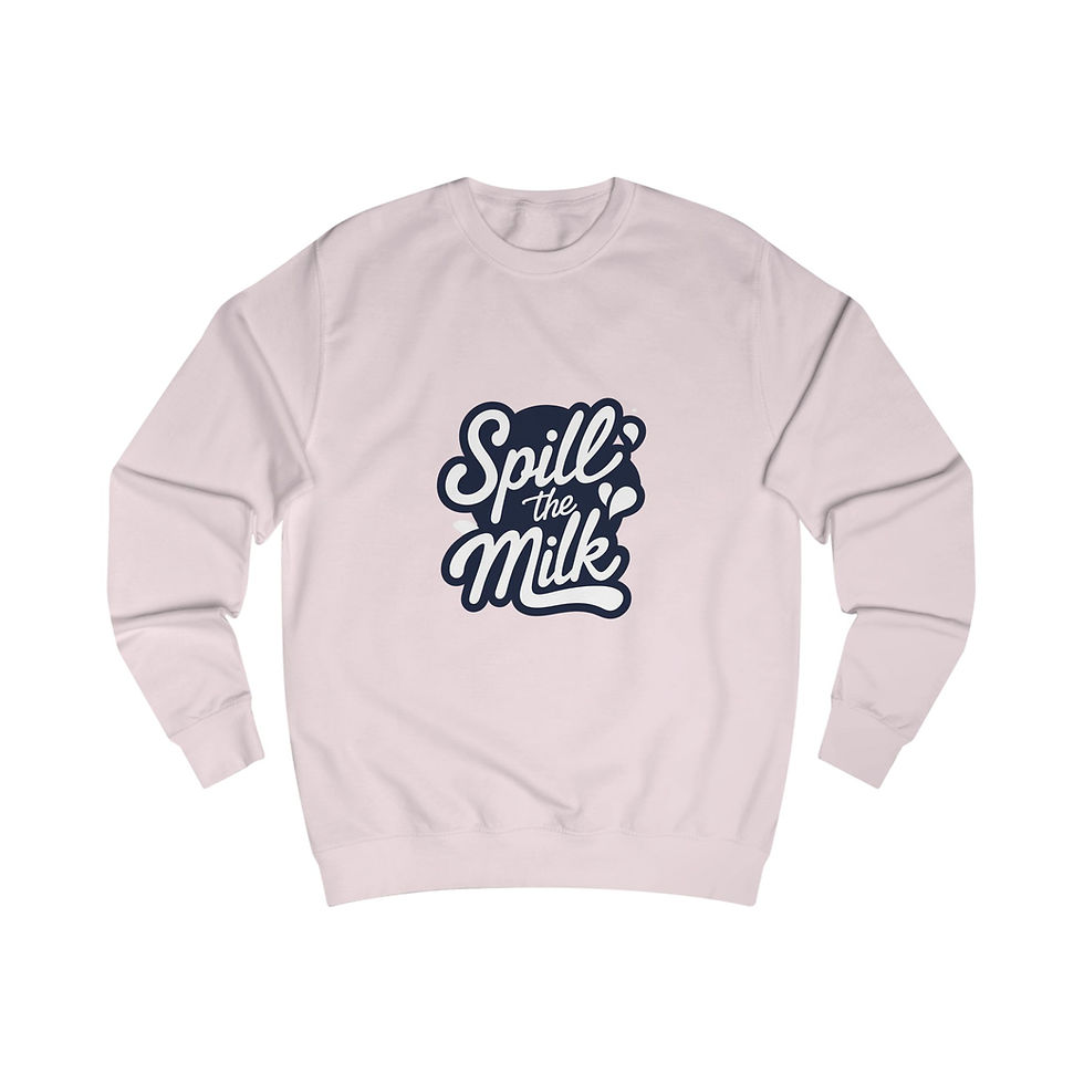 Thumbnail: Spill the Milk Fan Club Unisex Sweatshirt - Perfect for Breastfeeding Mom