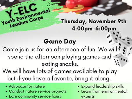 Upcoming! Youth Environmental Leaders Corps (Y-ELC) Gathering