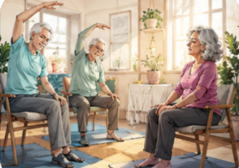 Online yoga class for seniors to improve flexibility, balance, and mobility