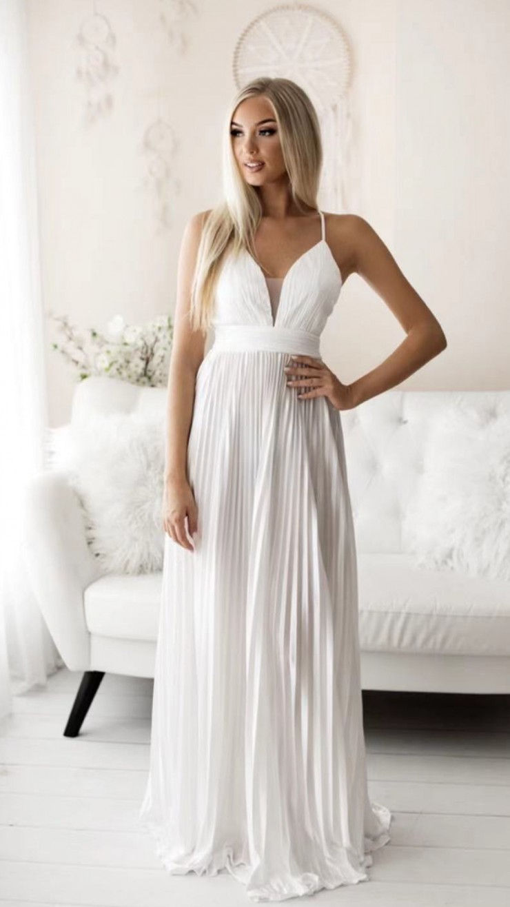 vestido de novia largo y sencillo y barato