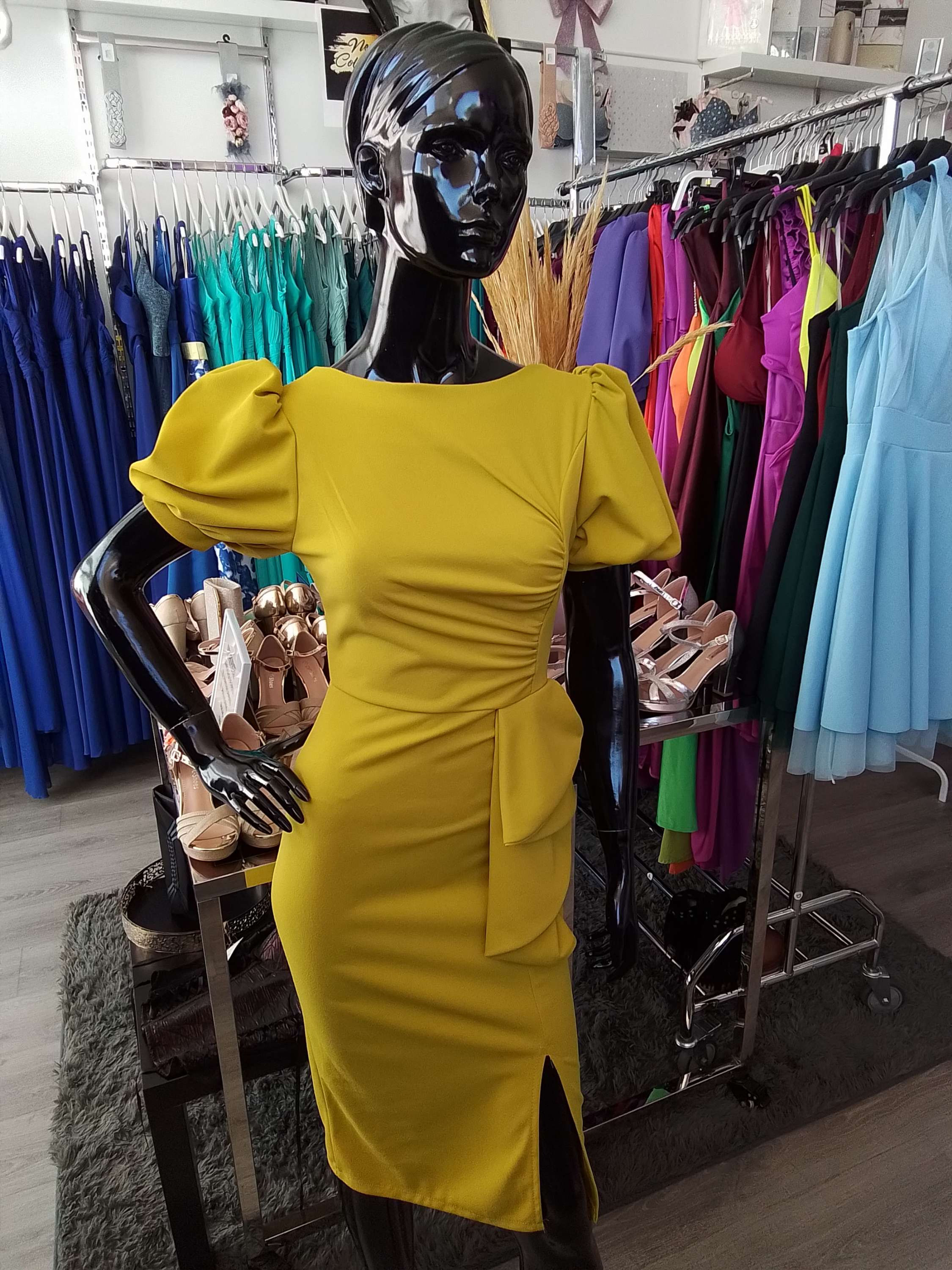 Vestido corto Holly Pistacho