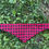 Thumbnail: Double sided flannel paw print bandanna