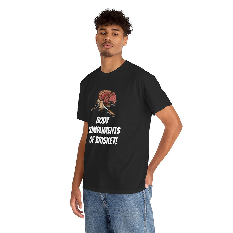 Thumbnail:  2SG Brisket Bod - Unisex Heavy Cotton Tee