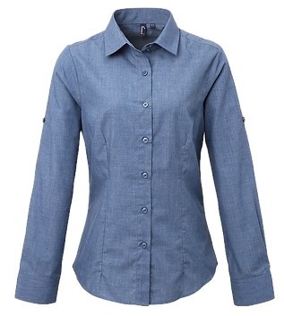 Showcasing our shirts to customers 