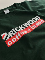 brickwood printed t-shirt for coffee shop