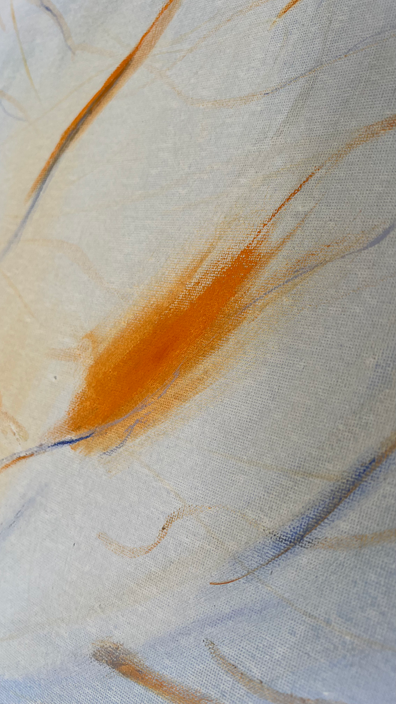 A dialogue of orange joy