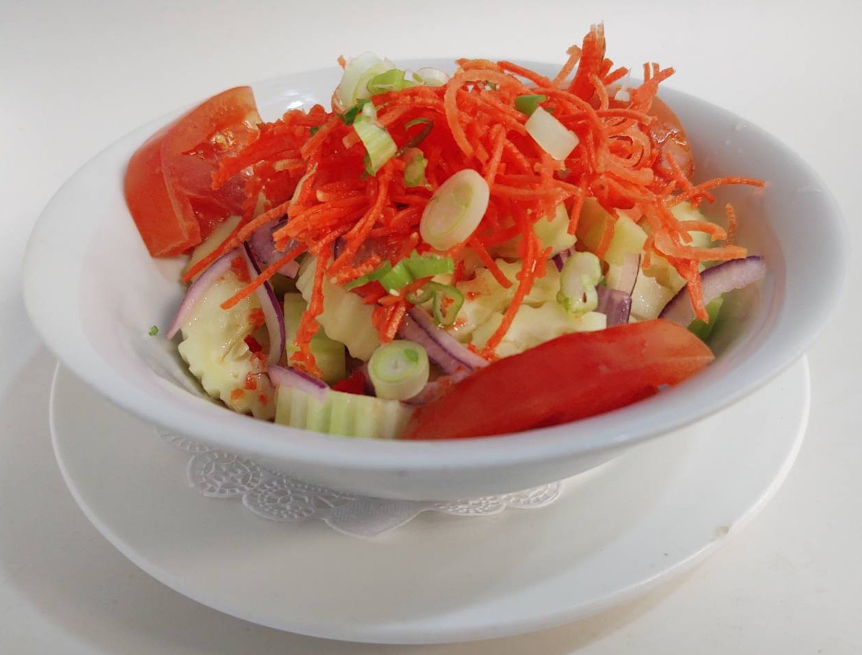 Arranged Food and Objects