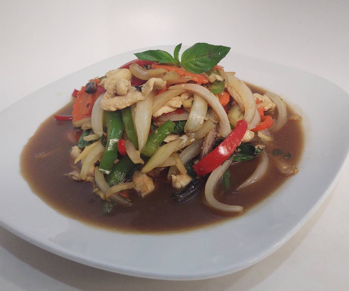 Arranged Food and Objects