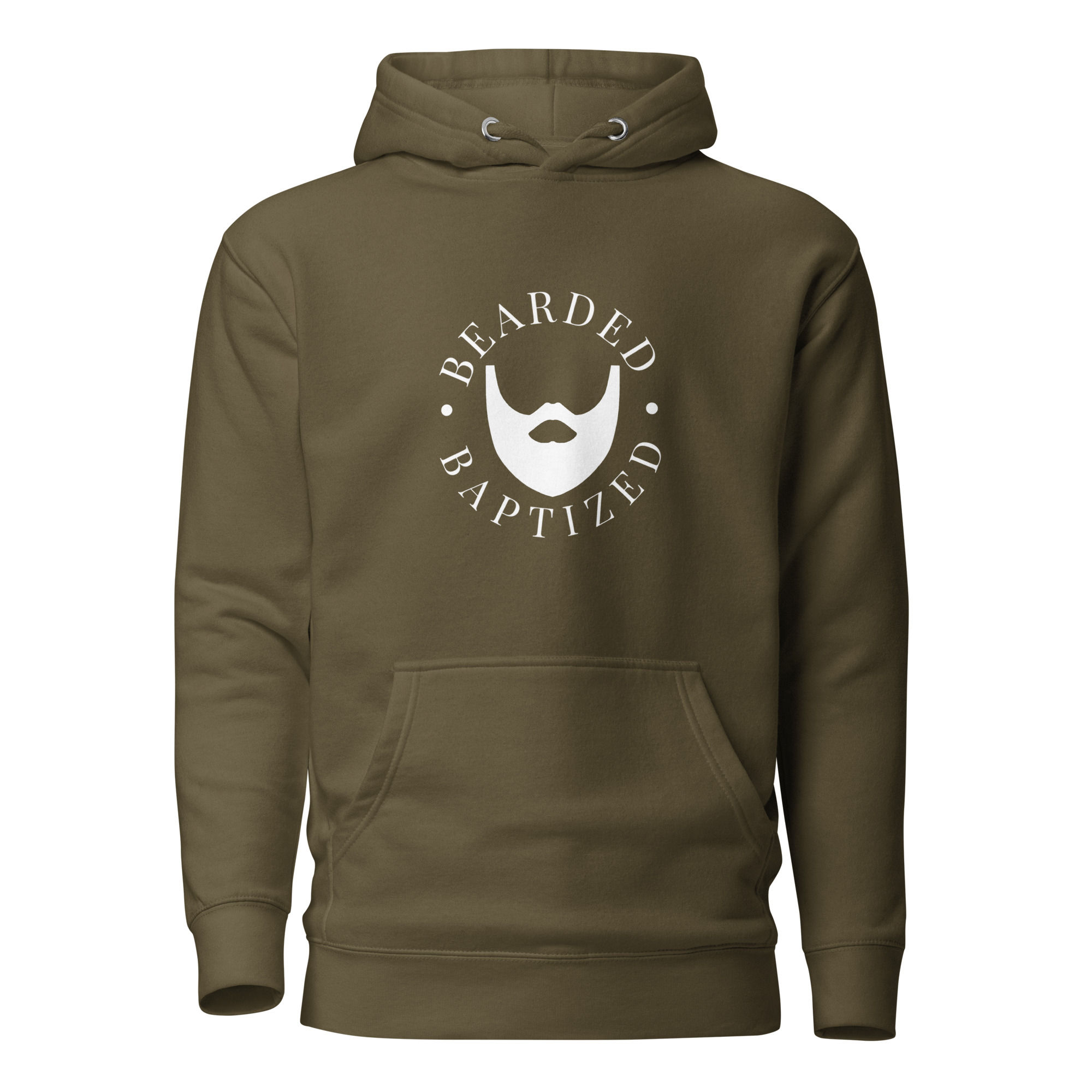 Bearded & Baptized Full Chest Hoodie