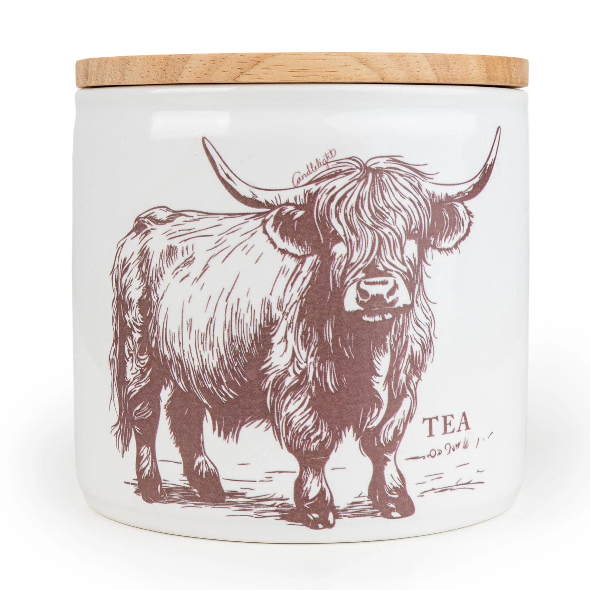 Tea Storage Jar - Highland Cow