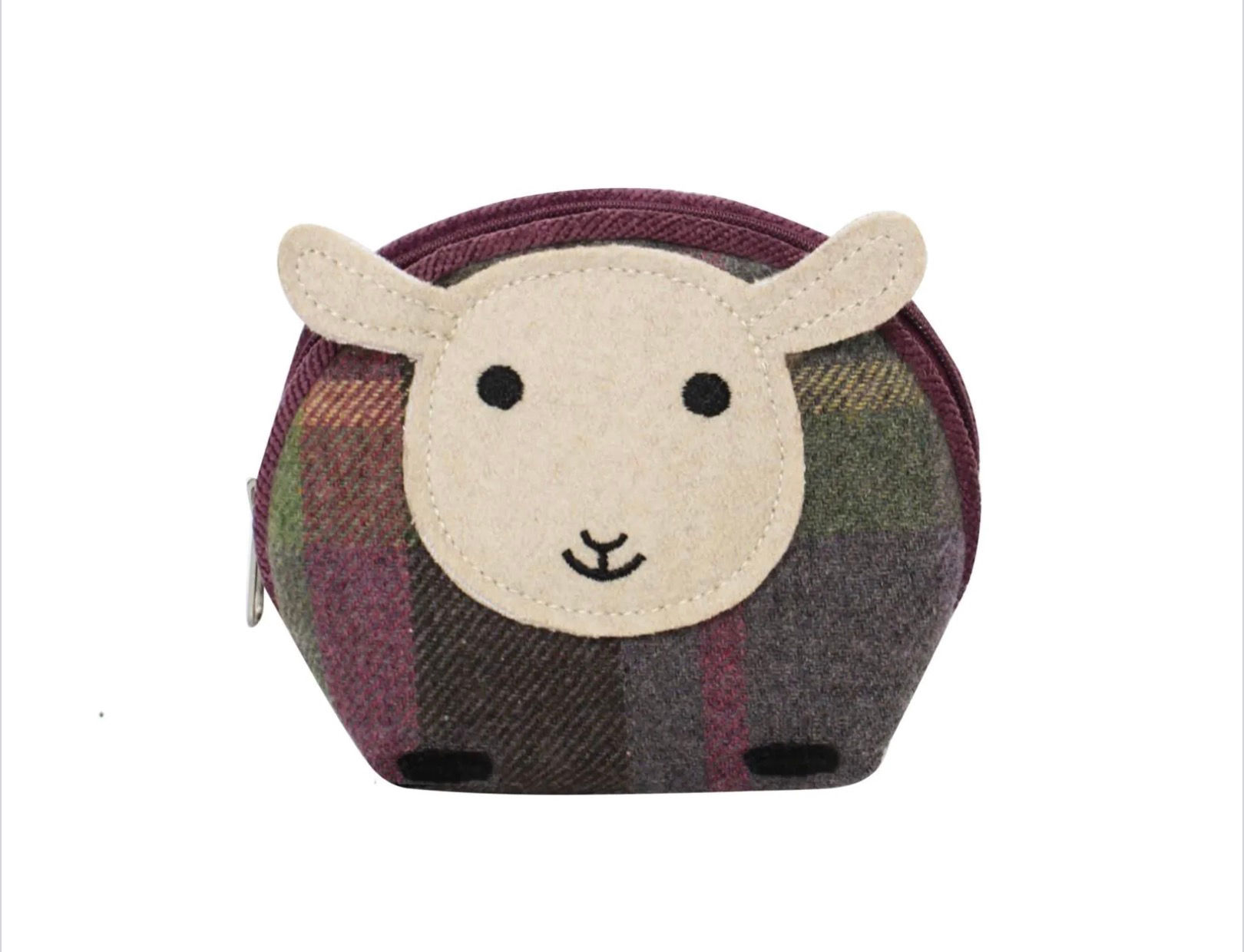 Earth Squared Gullane Tweed Sheep Coin Purse