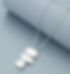 Silver Pebble Design Necklace