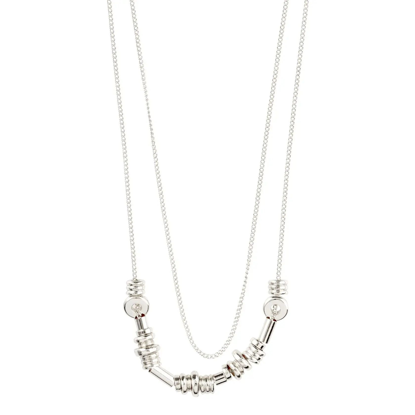 Pilgrim - DREAMS necklace 2 in 1 silver plated