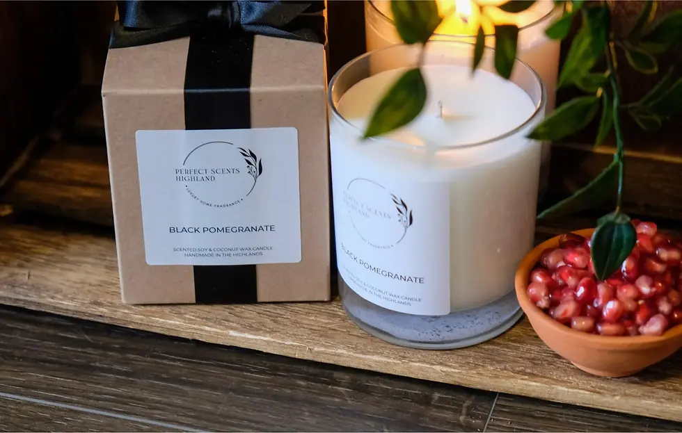 Perfect Scents Highland Black Pomegranate Candle