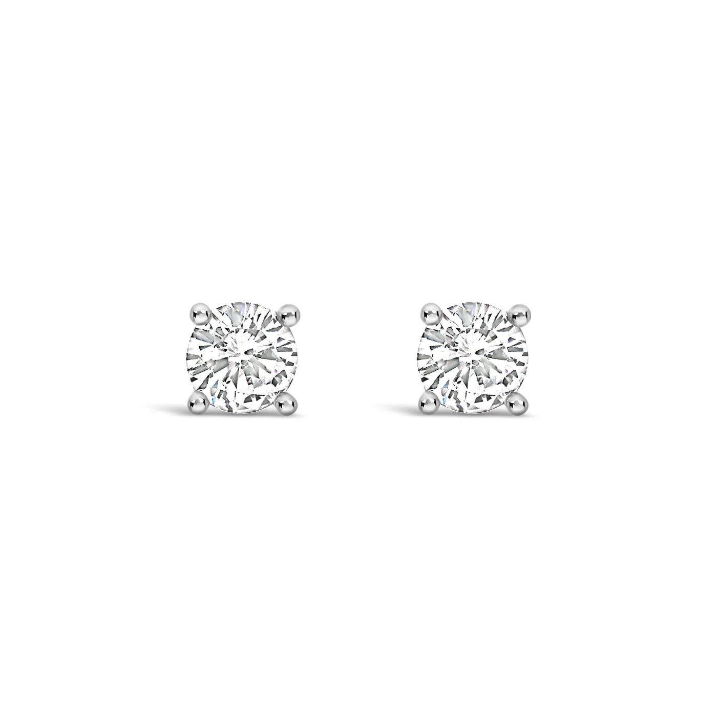 Lanes - Hypoallergenic Silver Plated Earrings with Cubic Zirconia Stones