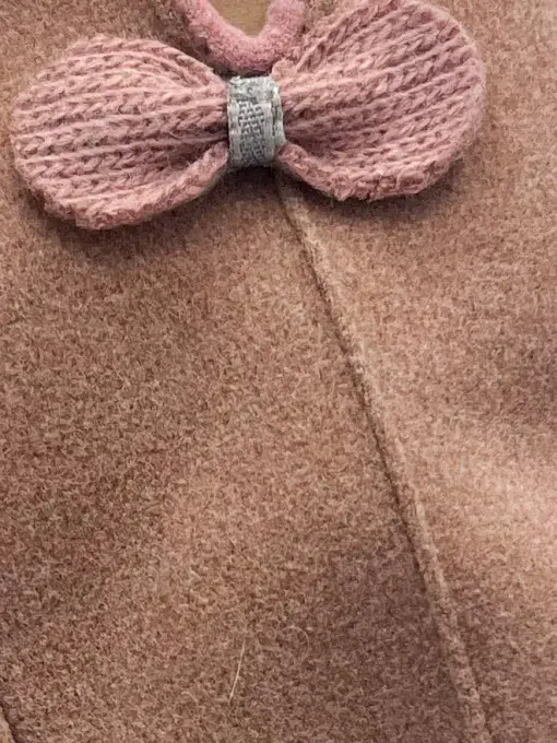 Thumbnail: Jess & Lou Blush with pink Bow Trim Smart Glov