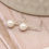 Thumbnail: POM Sterling silver and pearl infinity earrings