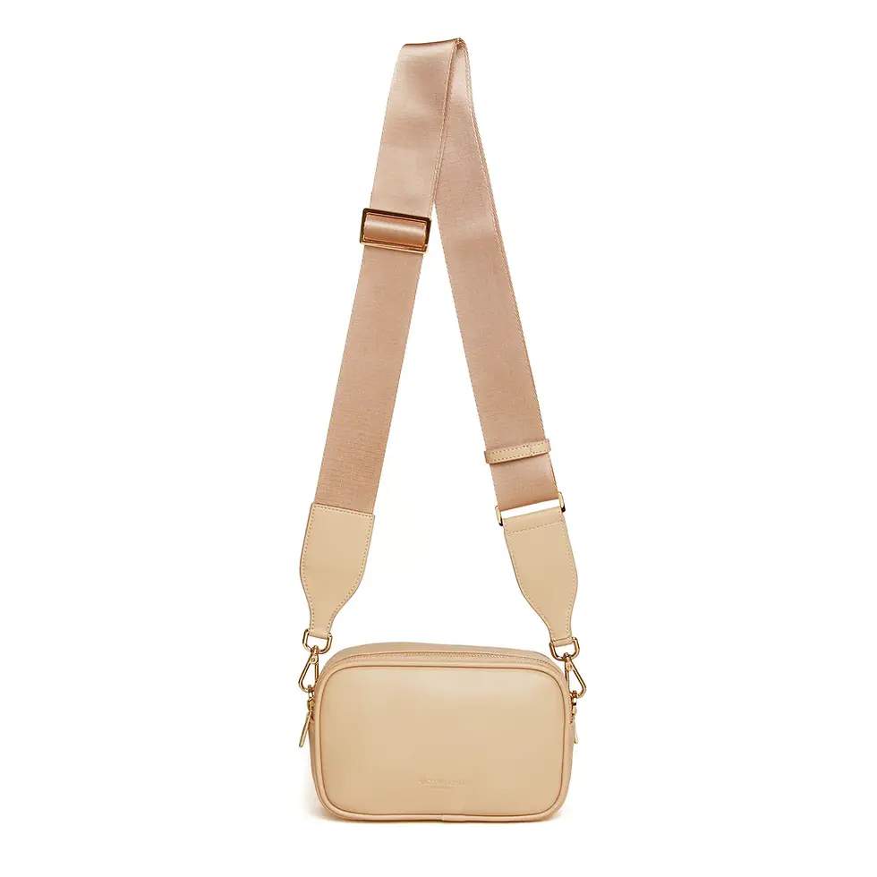 Thumbnail: Alice Wheeler London  Sand - Madrid Crossbody Bag