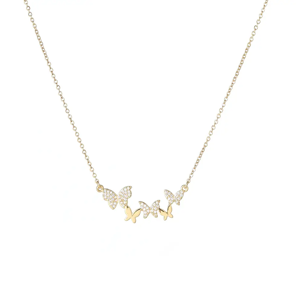 Park Lane - Gold Plated Butterfly Necklace