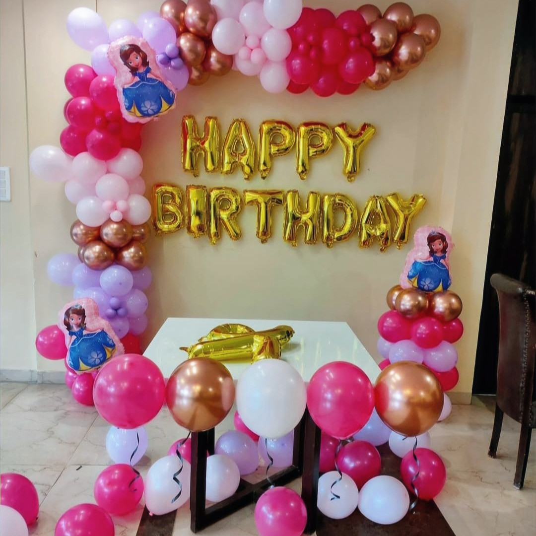 Birthday Princes Arch Decoration